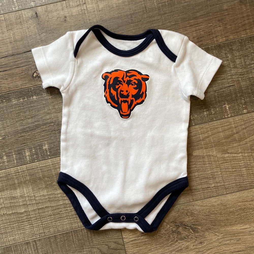 Chicago Bears White Onesie